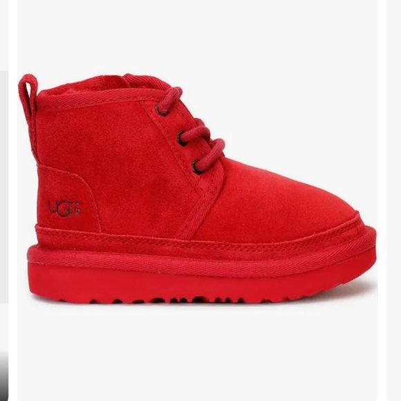 New UGG Neumel li Chukka Boot-Toddler Samba Red